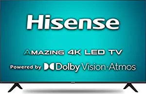 Hisense 43 inch (108 cm) Certified 43A71F (Black) (2020 Model) | With Dolby Vision and ATMOS Smart Android 4K Ultra HD LED TV